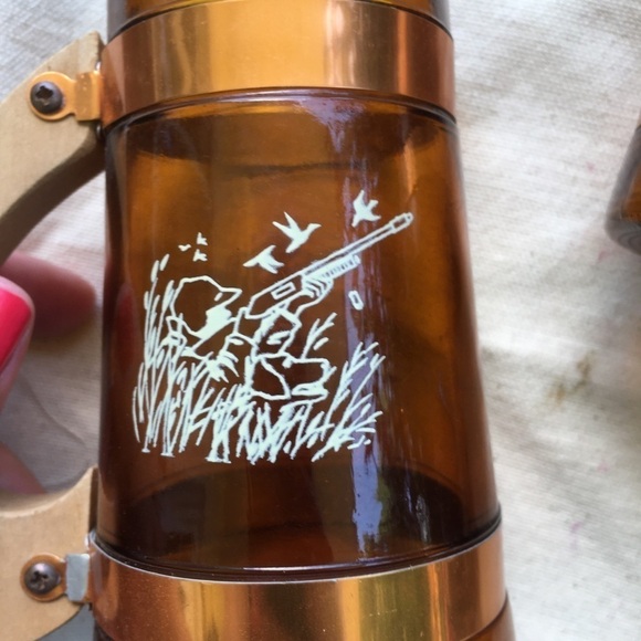 Five Vintage Siesta Ware Bar Mugs Glasses Retro - Picture 5 of 8